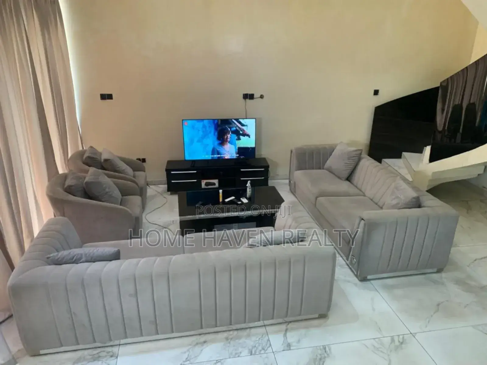 Furnished 3bdrm House in Hills, East Legon for rent