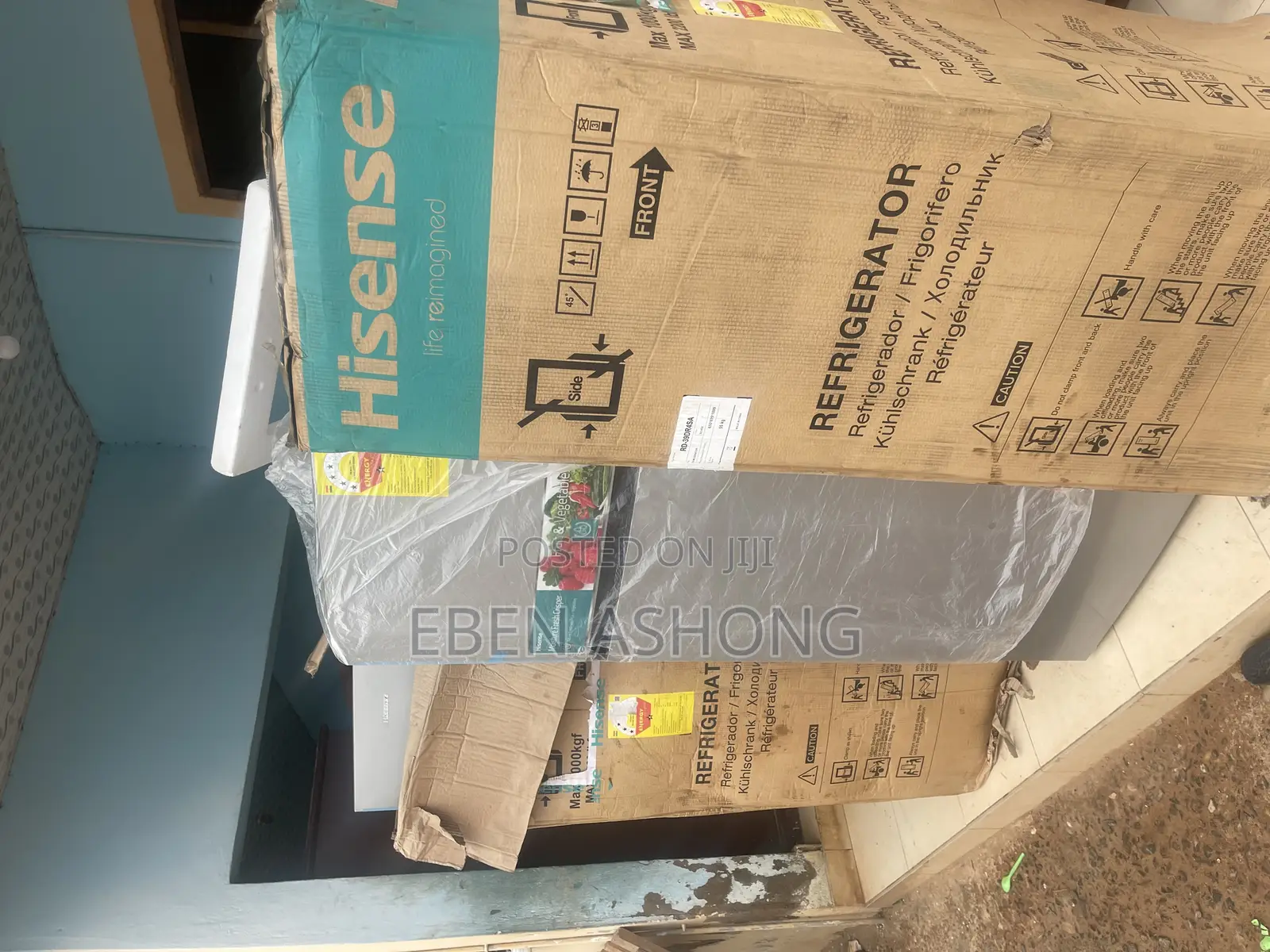 Hisense 268 Double Doors Fridge