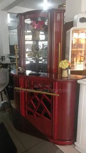 Wines Stand Wooden Corner Bar