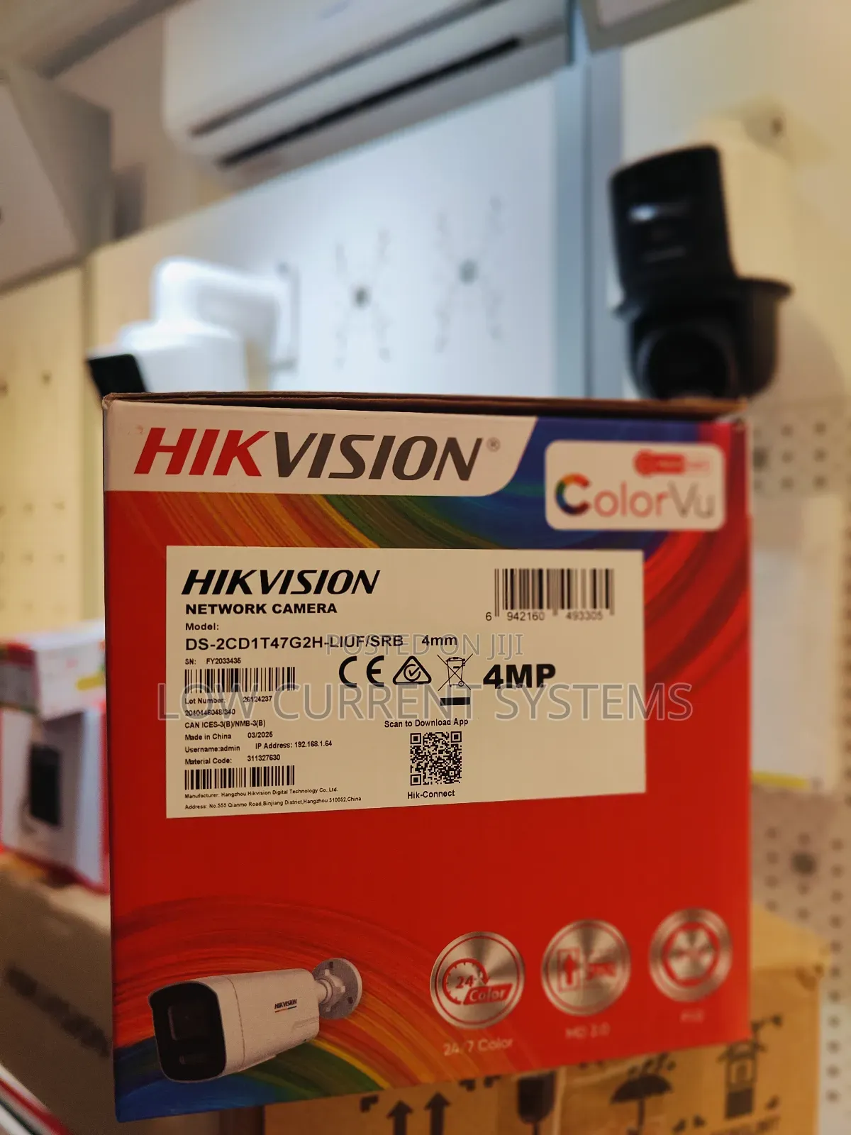 Hikvision 50m Big Light 4mp Colorvu Bullet Network Camera
