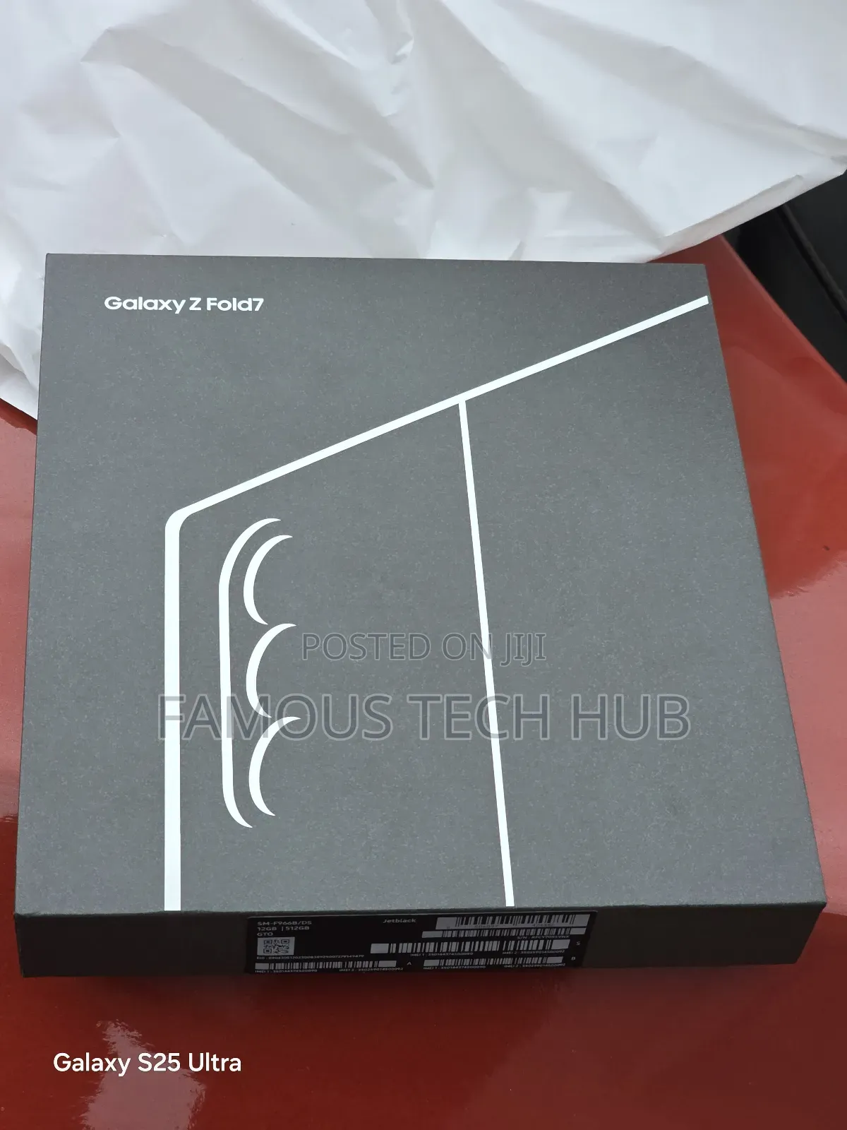 New Samsung Galaxy Z Fold7 512 GB Black