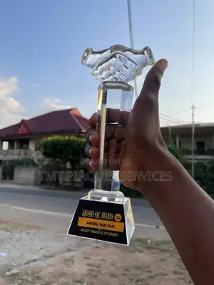 Handshake Award Plaque