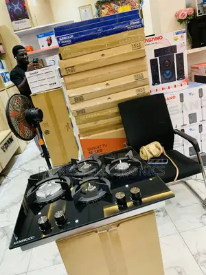 Lovely  New Black Kenwood 60cm 4burner Gas Inbuilt