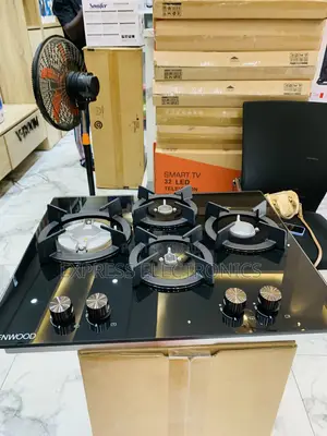 Newly Sealed in Box Gas 4burner Kenwood Black 60cm