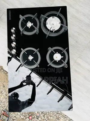 2 + 4 Gas Tempered Glass Hob(Kenwood 90cm) Black 
