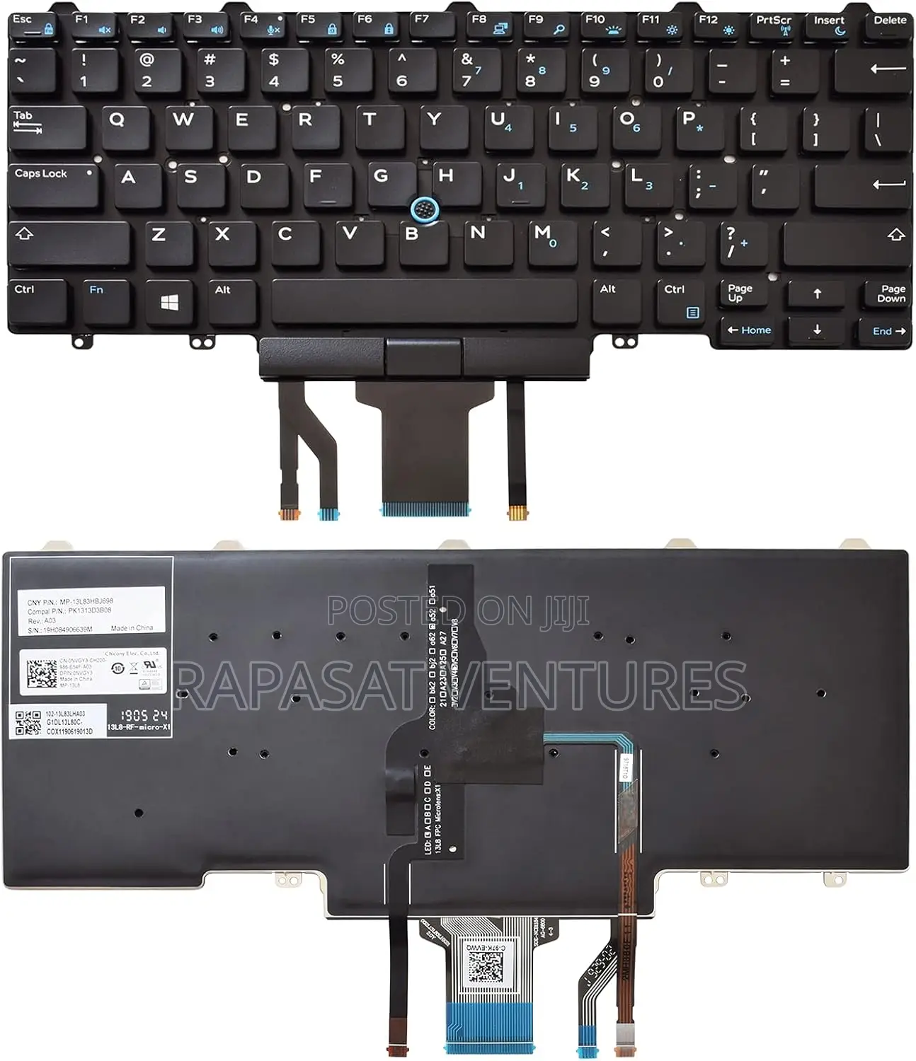 Backlit Keyboard for Dell E5450