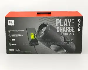 Original JBL Charge 5 Black Bluetooth Speaker