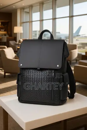 Quality Mesh Design Leather Bags - 2 Styles All Black