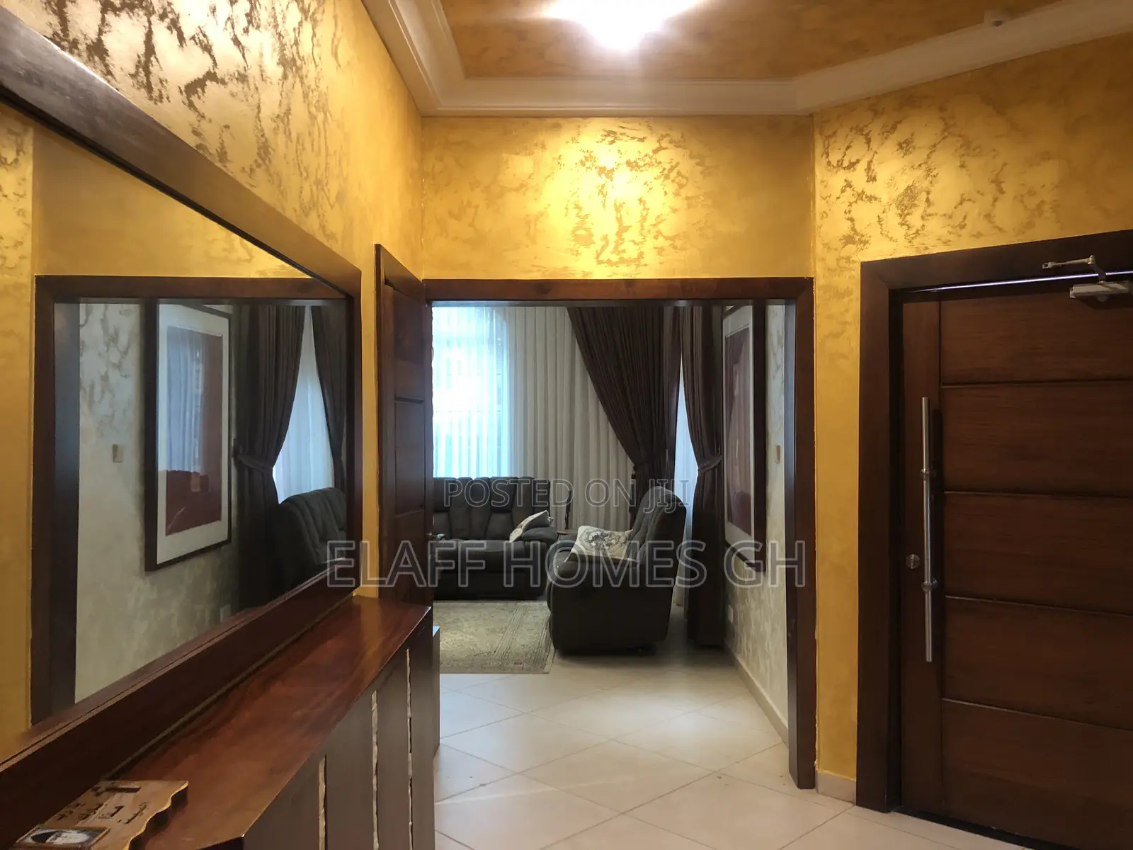 Furnished 3bdrm Bungalow in Elaffhomesgh, East Legon for rent