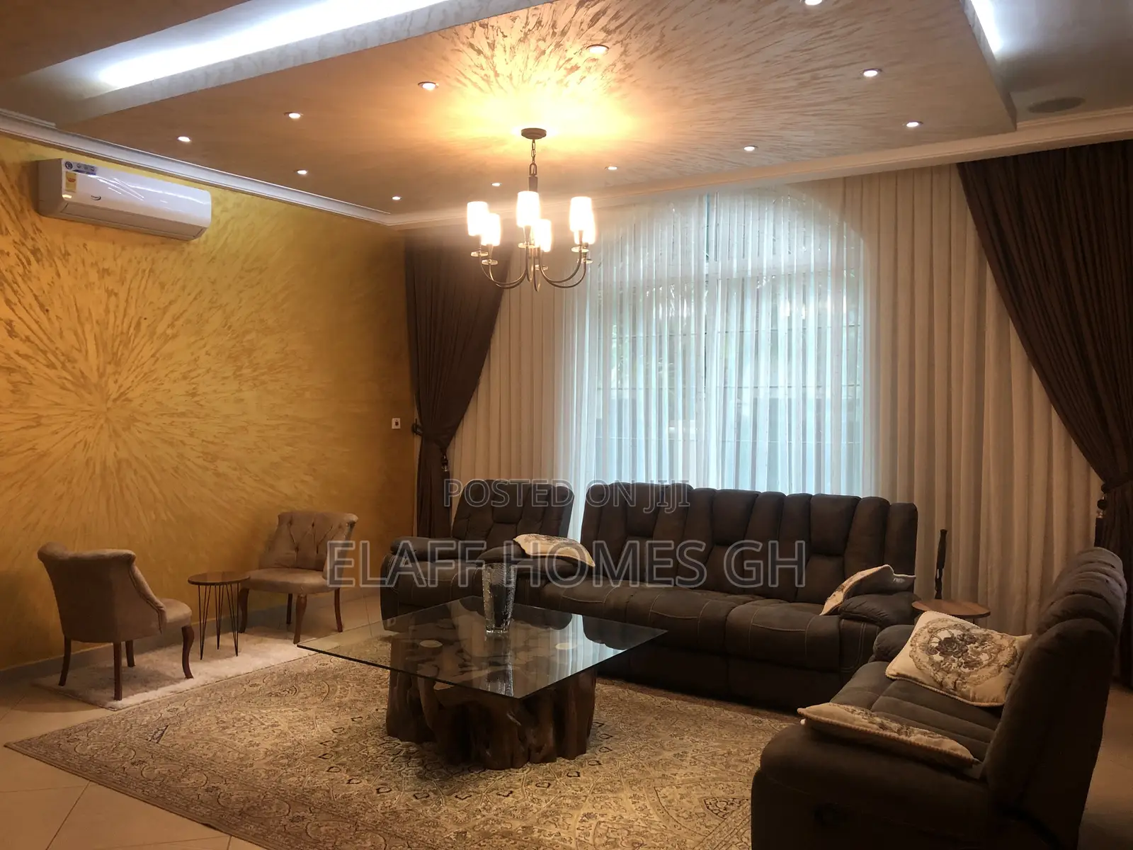 Furnished 3bdrm Bungalow in Elaffhomesgh, East Legon for rent