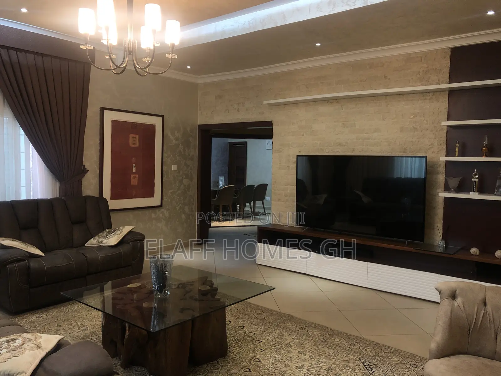 Furnished 3bdrm Bungalow in Elaffhomesgh, East Legon for rent