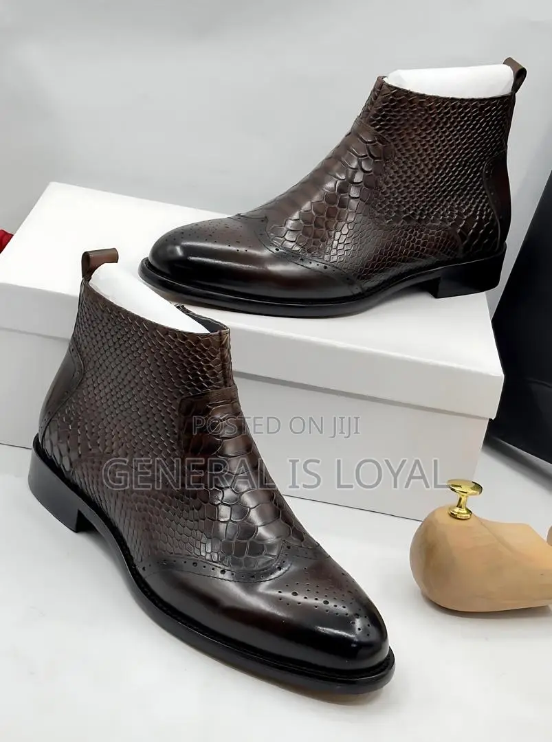 Kenneth Cole Coffee Zip Chelsea Boot