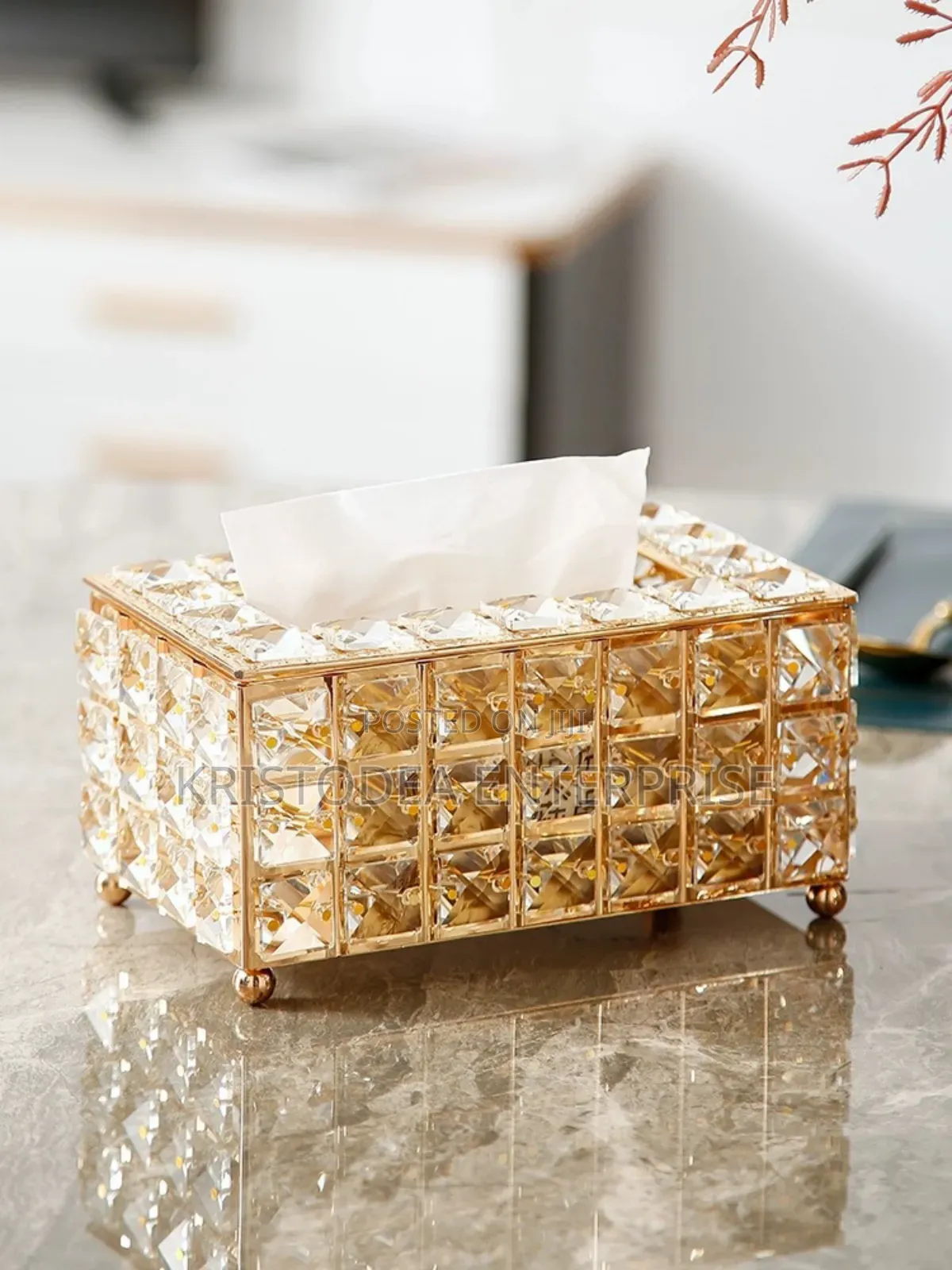 Crystal Tissue Box