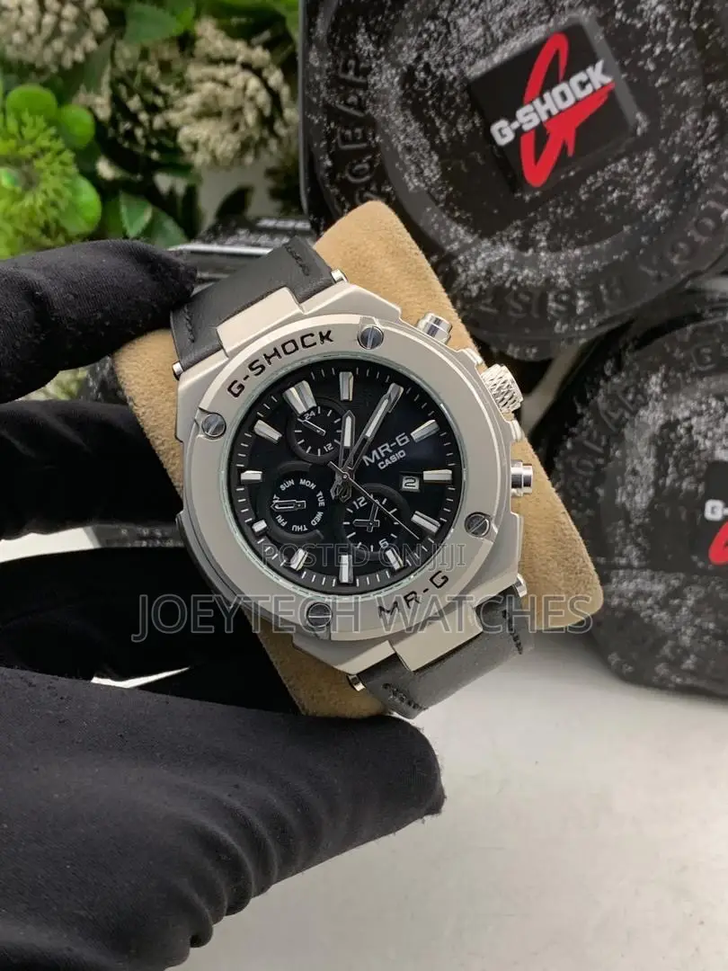 G Shock Thick Leather Watch