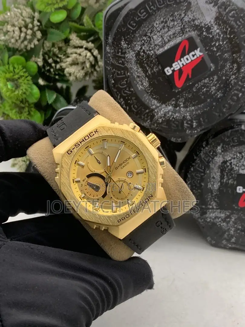 G Shock Thick Leather Watch