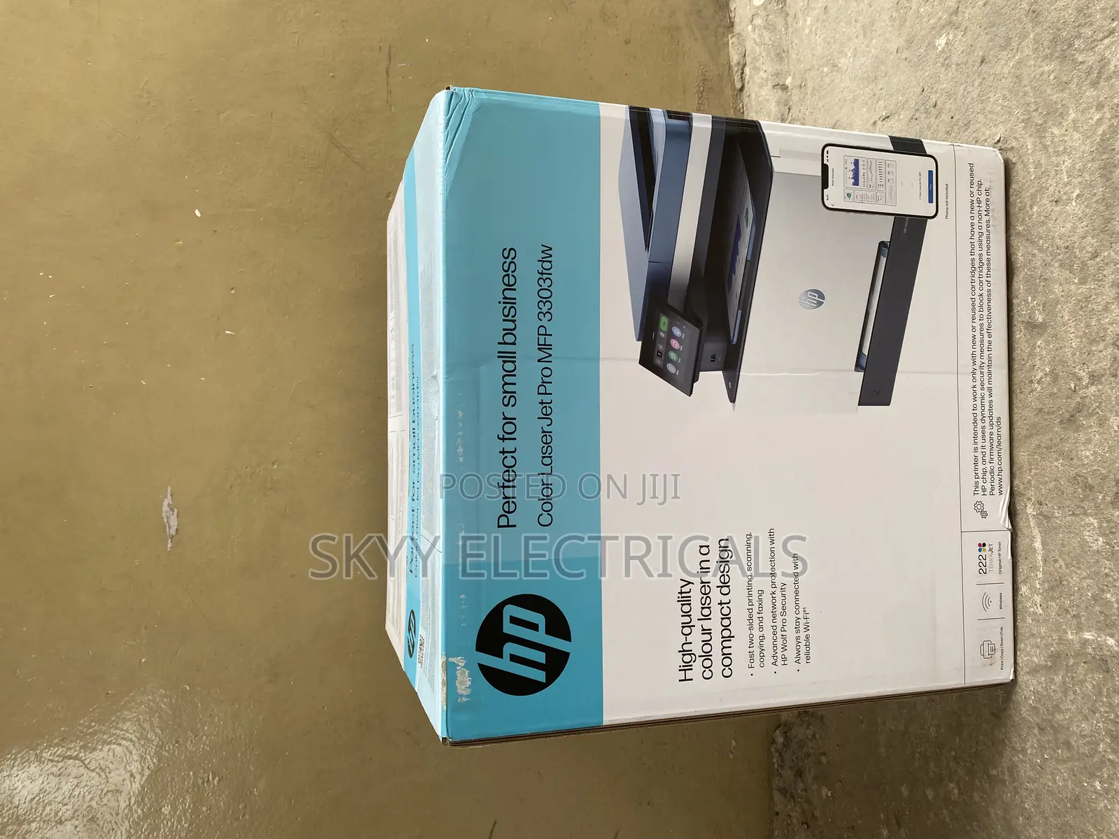 Colored Hp Laserjet Pro Mfp 3303fdw 3in1 Wireless Printer
