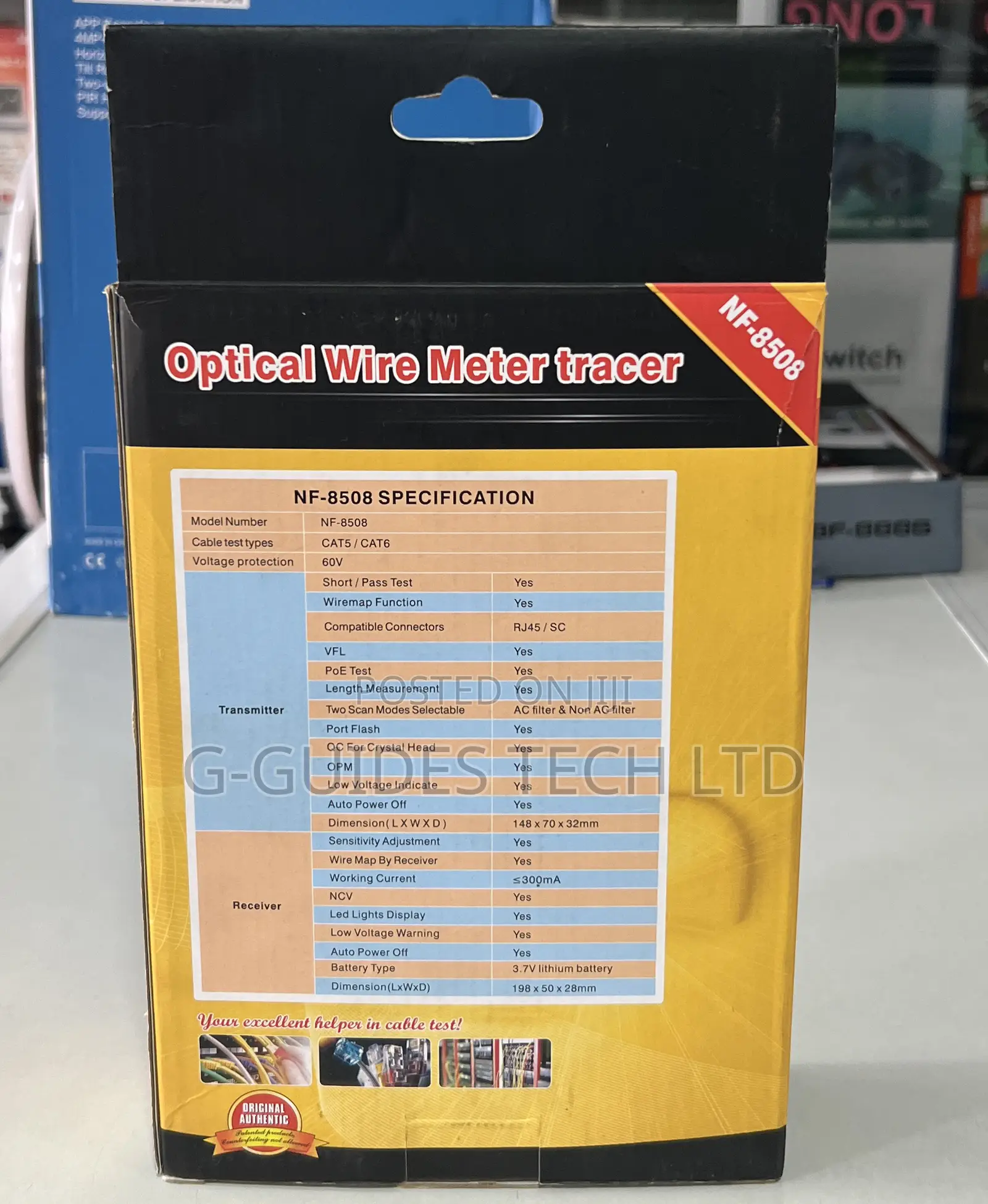 Noyafa Nf-8508 Network Cable Tester And Optical Wire Tracer