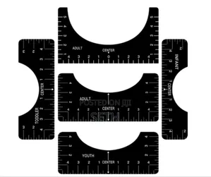T-Shirt Alignment Ruler Heat Press Machine