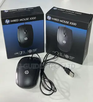 Hp Wired Mouse X500, Hp Optical Wired Usb Mouse X500