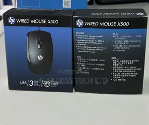 Hp Wired Mouse X500, Hp Optical Wired Usb Mouse X500