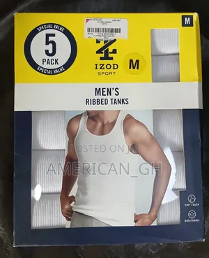 Izod Men's Ribbed Tanks, M
