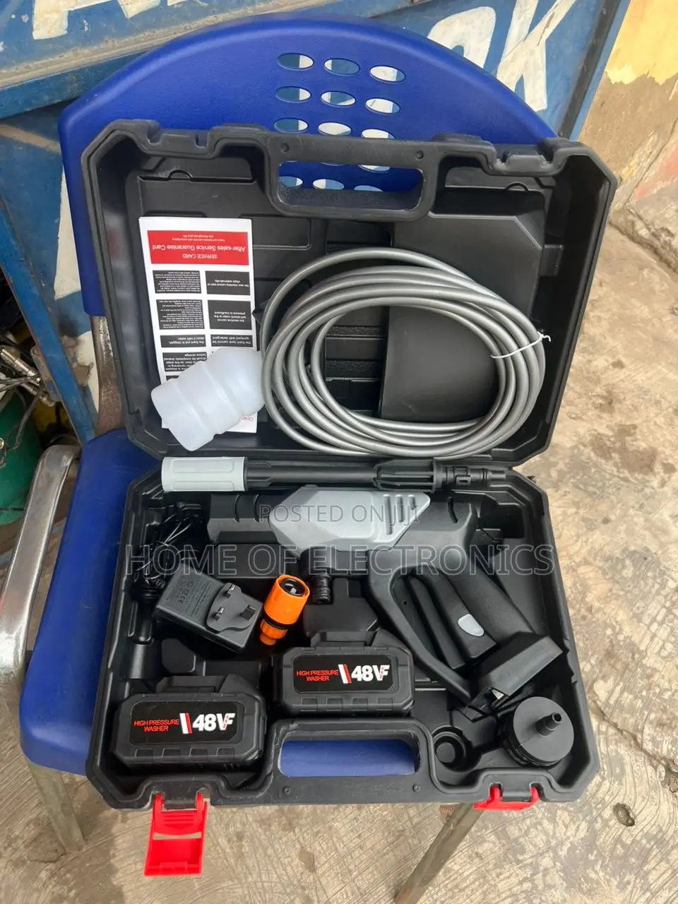 High Pressure Car Washer Machine And It’S Accessories