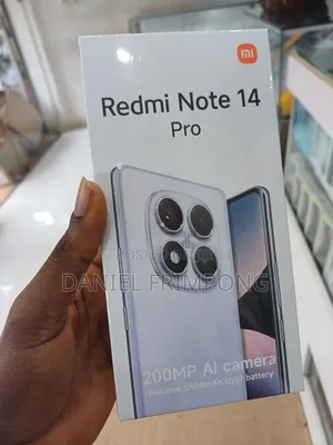New Xiaomi Redmi Note 14 Pro 256 GB Black