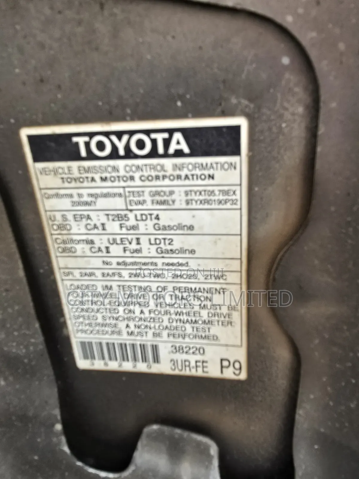 Toyota Tundra CrewMax Limited 5.7L 2009 Gray