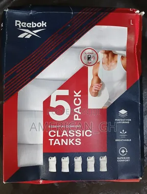 Reebok Classic Tanks , 5 Packs (L)