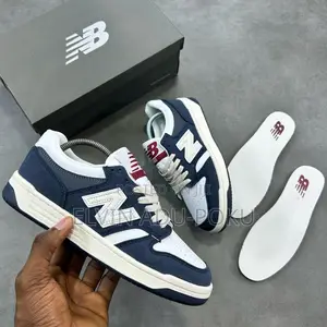 New Balance 550 "White/Navy Blue" Sneakers