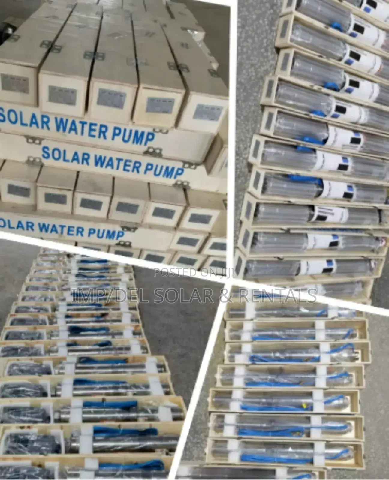 3hp Solar Submersible Pump Borehole Solar Water Pump System