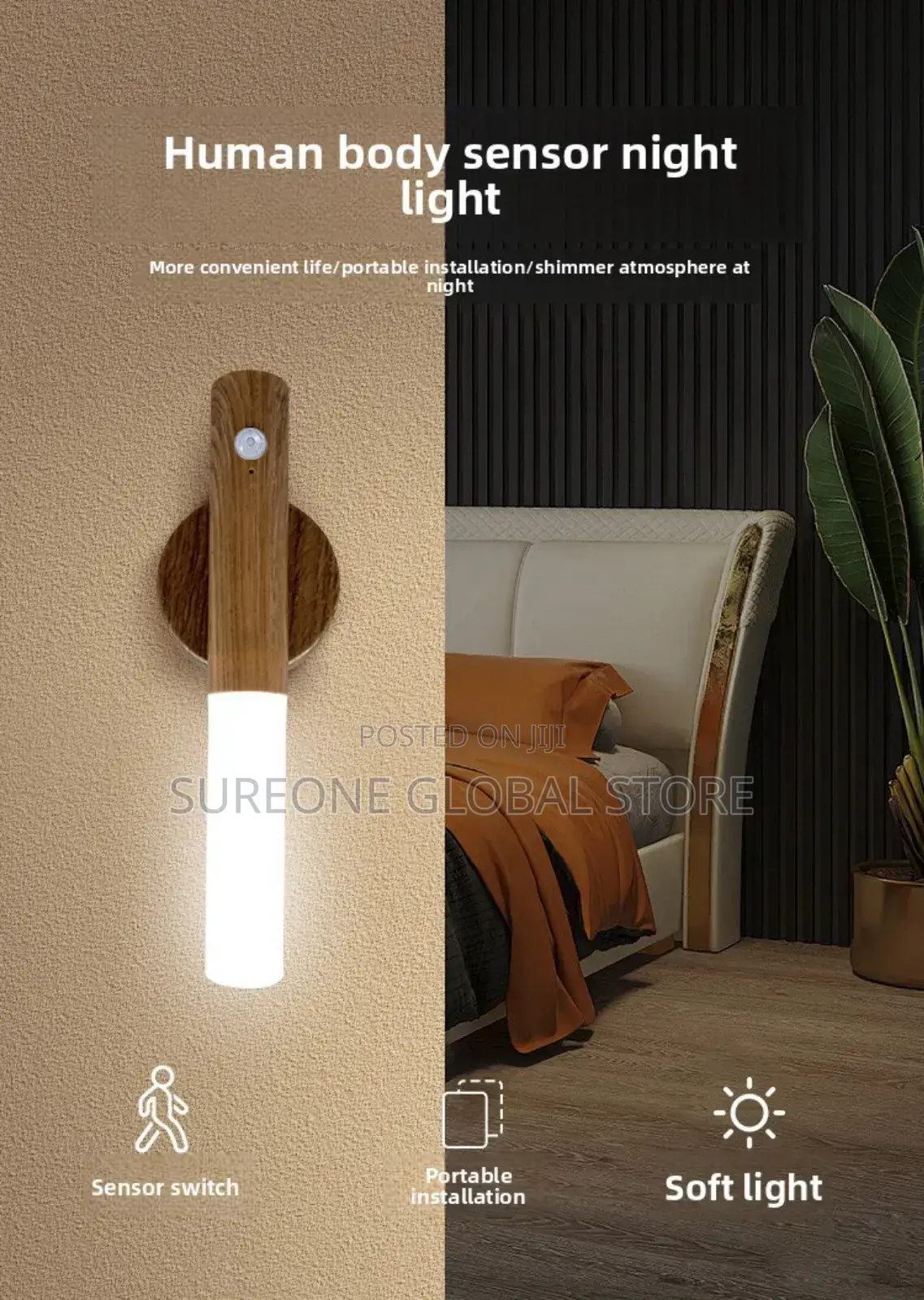 Smart Motion Sensor Night Light Led