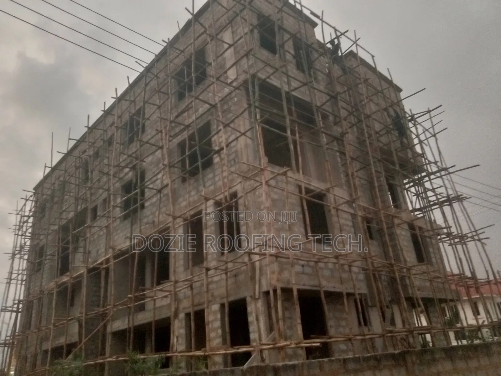 Bamboo Scaffolding Work