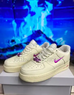 Nike Air Force Tenisi Cream Violet
