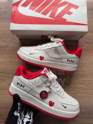 Nike Airforce Play Sneakers - 2 Colors Red Cream