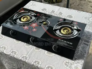 3 Burner Gas Stove(Glass Top)