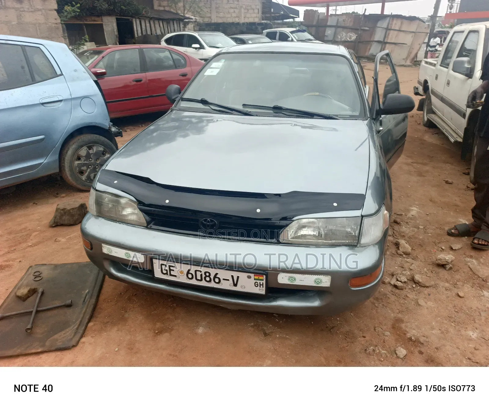 Toyota Corolla 1993 Gray
