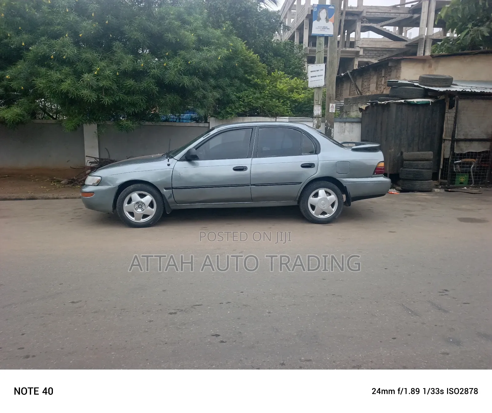 Toyota Corolla 1993 Gray
