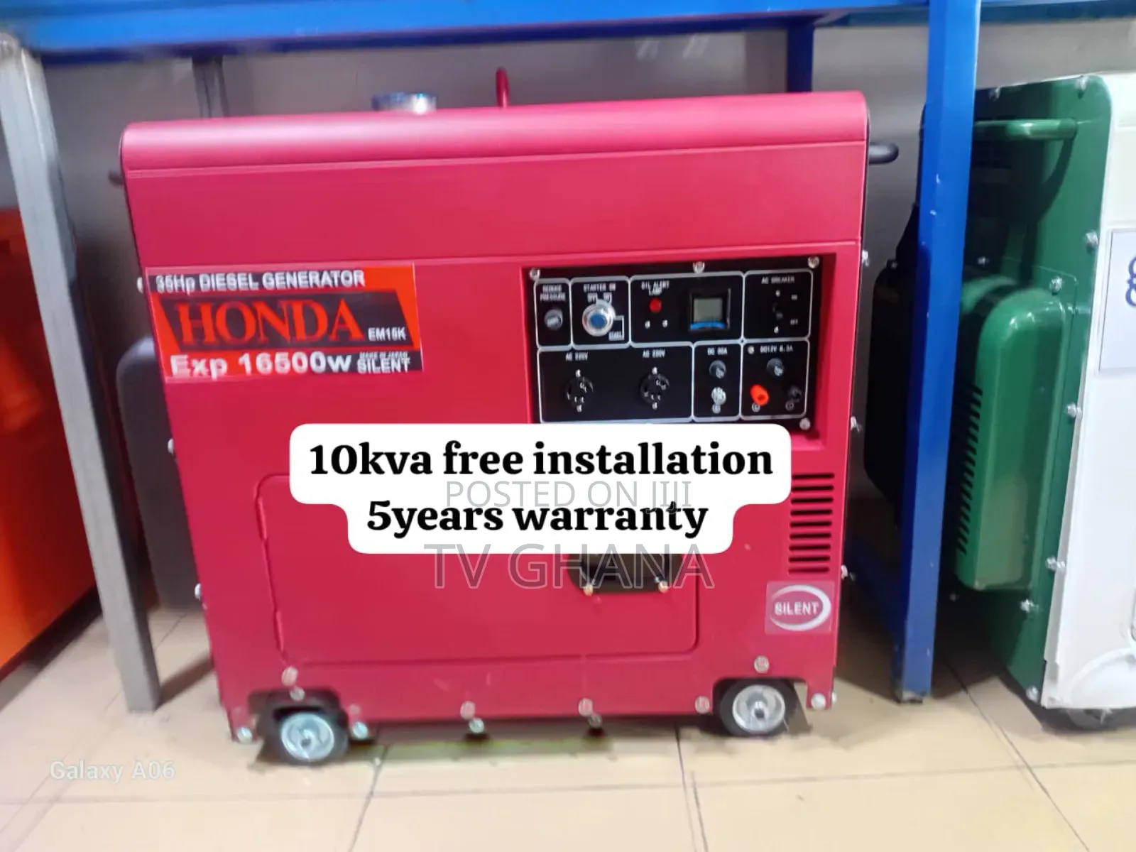 Tough on Outgas Honda 15kva Diesel Generator 15kva Diesel