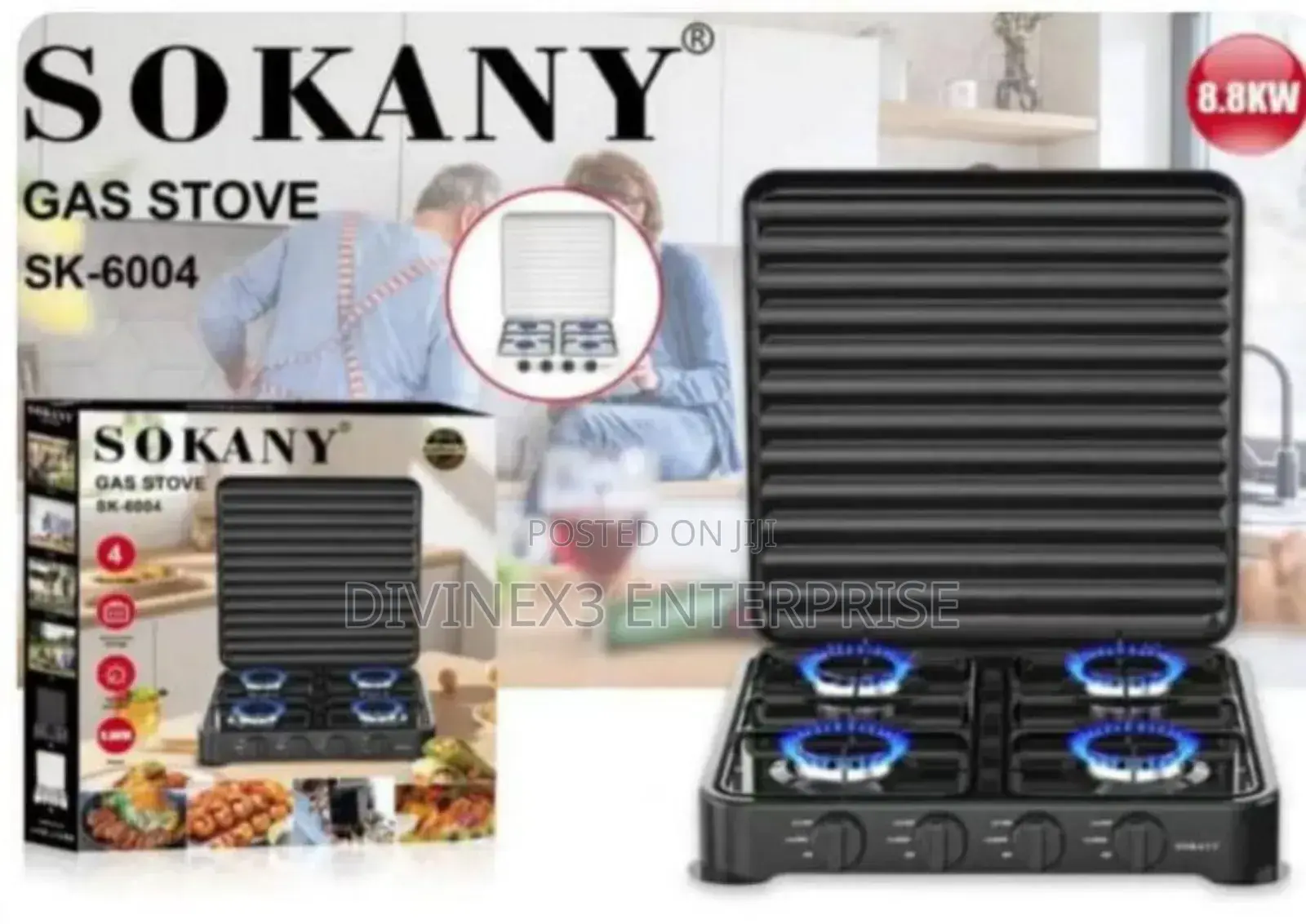4 Burner Gas Stove