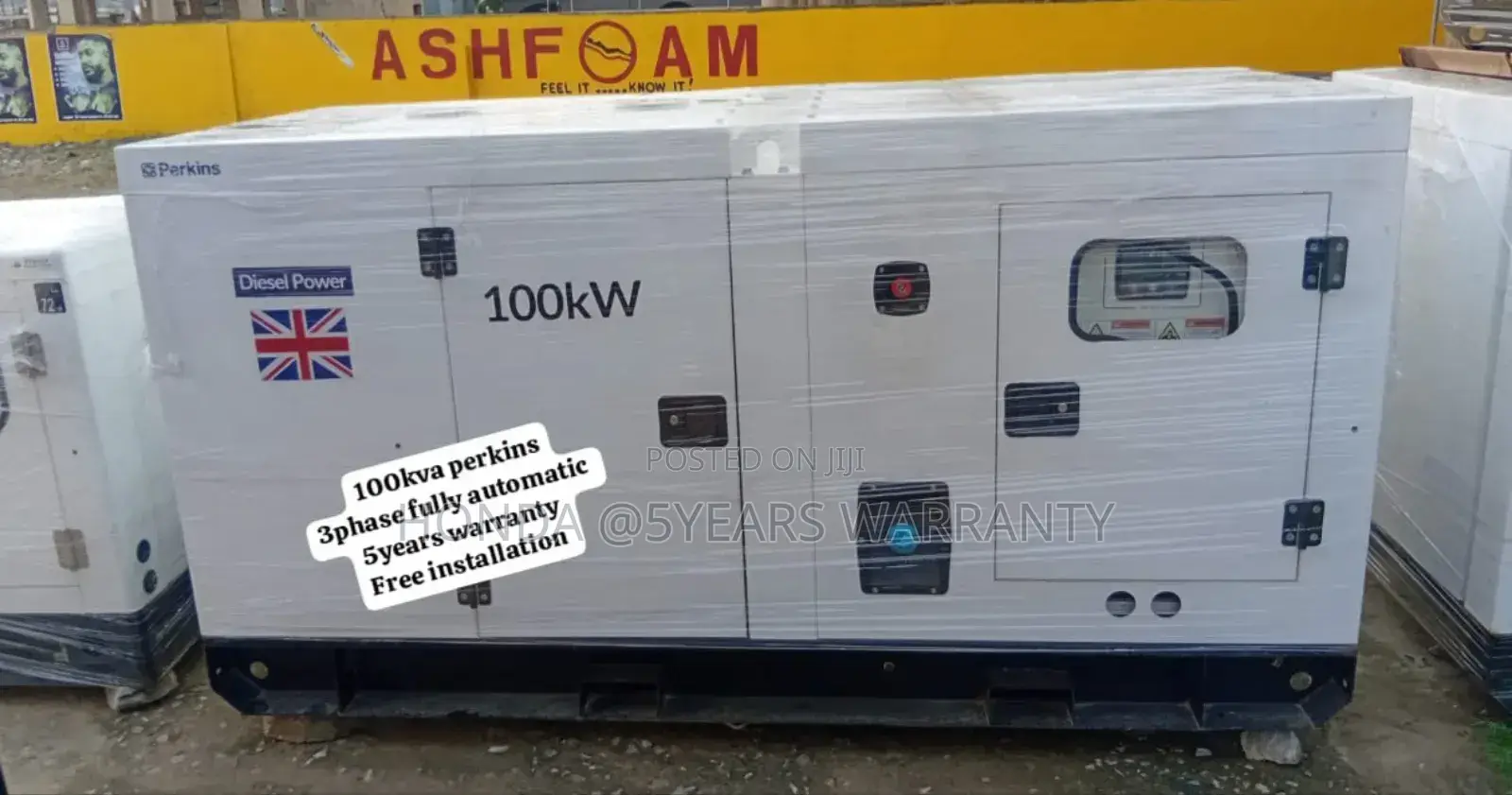 Bright Energy Future 100kva Perkins 3phase Generator 100kva