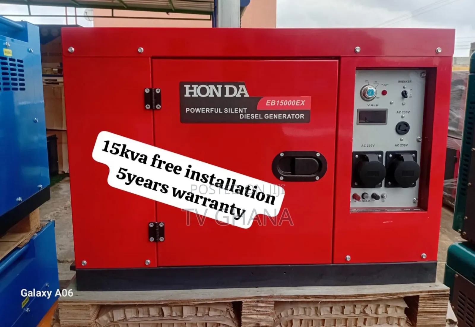From Dark to Lit in Minutes Honda 15kva Diesel Generator