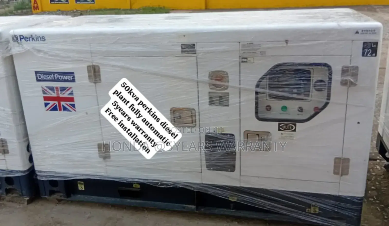 Power Pro Systems 50kva Perkins Diesel Generator Silent 50kv