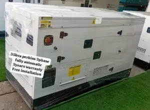 Clean Power Perkins 35kva 3phase Plant Diesel Generator