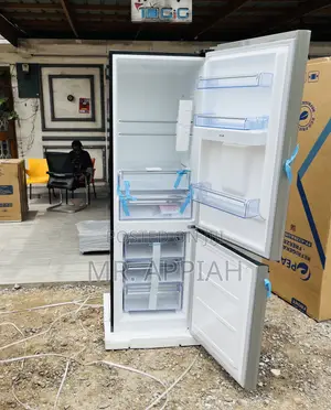 Excellent Pearl Double Door Electric Refrigerator(Black) 