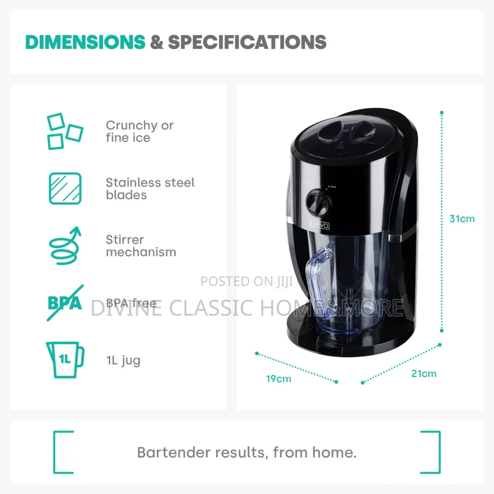 Ambiano Ice Crusher Machine