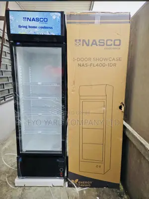 Nasco 358ltrs Display Fridge-Nas-Fl400-1dr