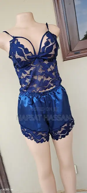Satin Vest And Shorts Pajamas