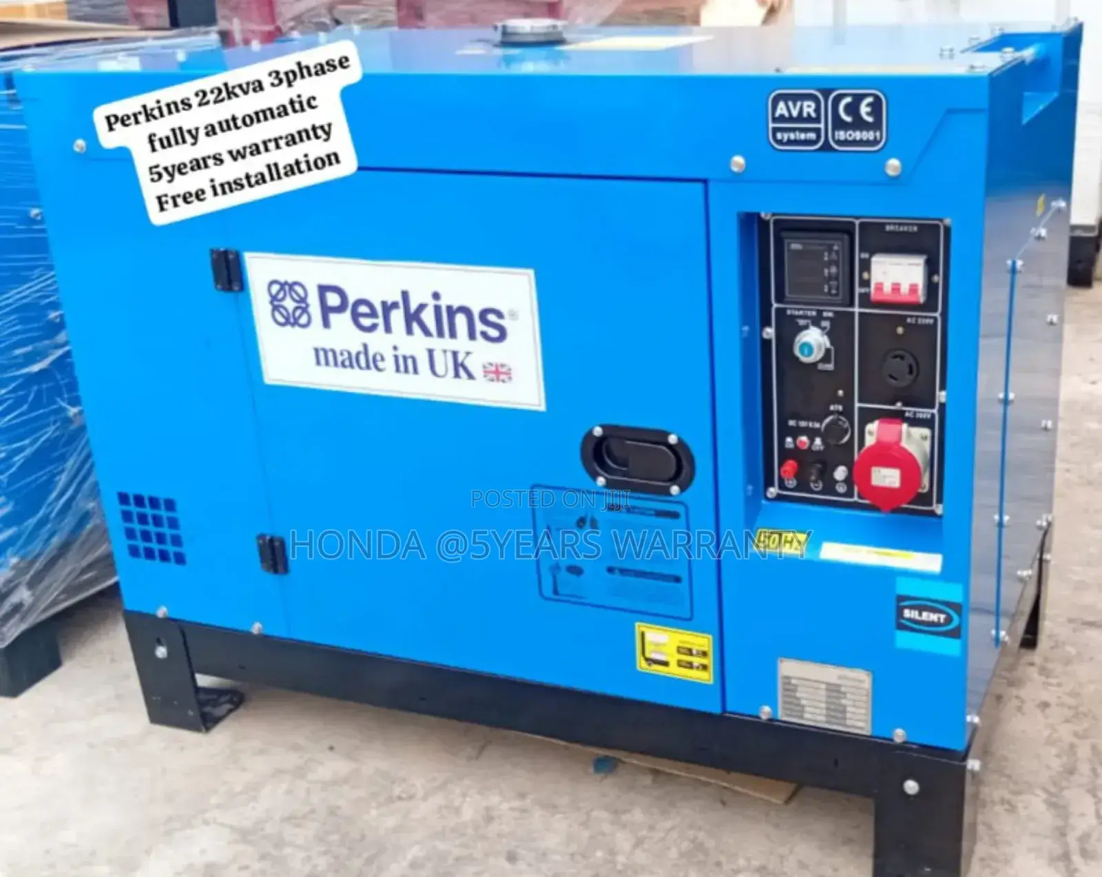 Energy Polit Systems Perkins 22kva 3phase Diesel Generator