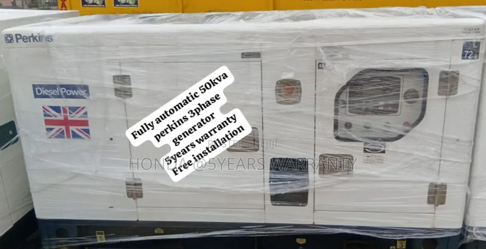 Energy Guide Pro 50kva Perkins Diesel Generator Silent
